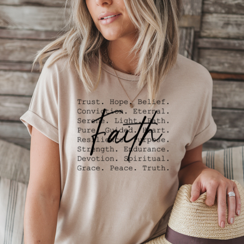 WORDS OF FAITH - TSHIRT